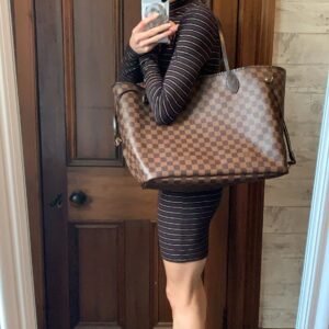 Louis Vuitton Neverfull GM Damier Ebene Cherry Interior (RRP £1,450) | AlmaBagz