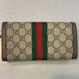 Gucci Ophidia GG Continental Supreme Wallet | AlmaBagz