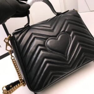 Gucci GG Marmont Small Top Handle Bag | AlmaBagz