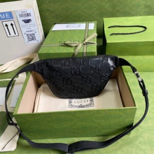 Gucci GG Embossed Belt Bag | AlmaBagz