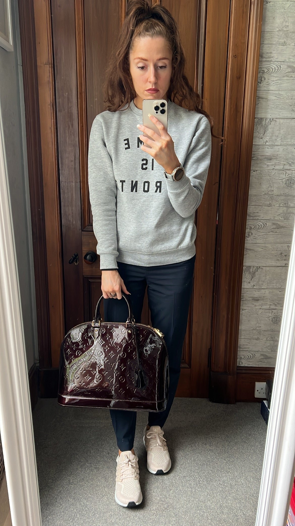 Louis Vuitton Alma Amarante Monogram Vernis | AlmaBagz