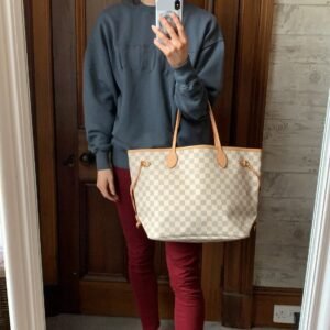Louis Vuitton Neverfull MM  Damier Azur (RRP £1,410) | AlmaBagz