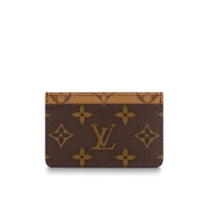 LOUIS VUITTON 2021 Monogram Reverse Canvas Card Holder | AlmaBagz
