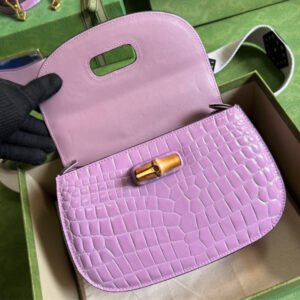 Gucci purple woman shoulder handbag | AlmaBagz
