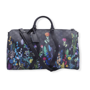 Louis Vuitton Keepall 50 Limited Edition SS20 Floral Monogram Eclipse | AlmaBagz