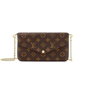 Louis Vuitton 2022 Felicie Pochette Monogram Crossbody Bag | AlmaBagz