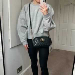 Gucci GG Black Marmont Small Shoulder Bag (RRP £1250) | AlmaBagz