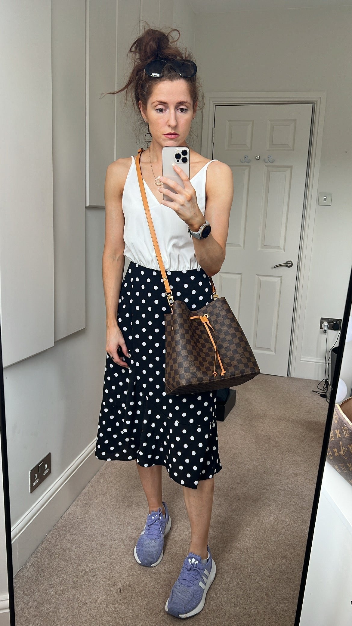 Louis Vuitton Neo Noe Damier Ebene and Safran (RRP £1,560) | AlmaBagz