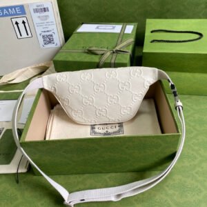 Gucci GG Embossed Belt Bag | AlmaBagz