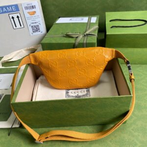 Gucci GG Embossed Belt Bag | AlmaBagz