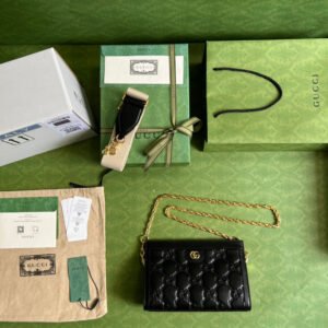 Gucci GG Matelasse genuine Leather Shoulder Bag | AlmaBagz