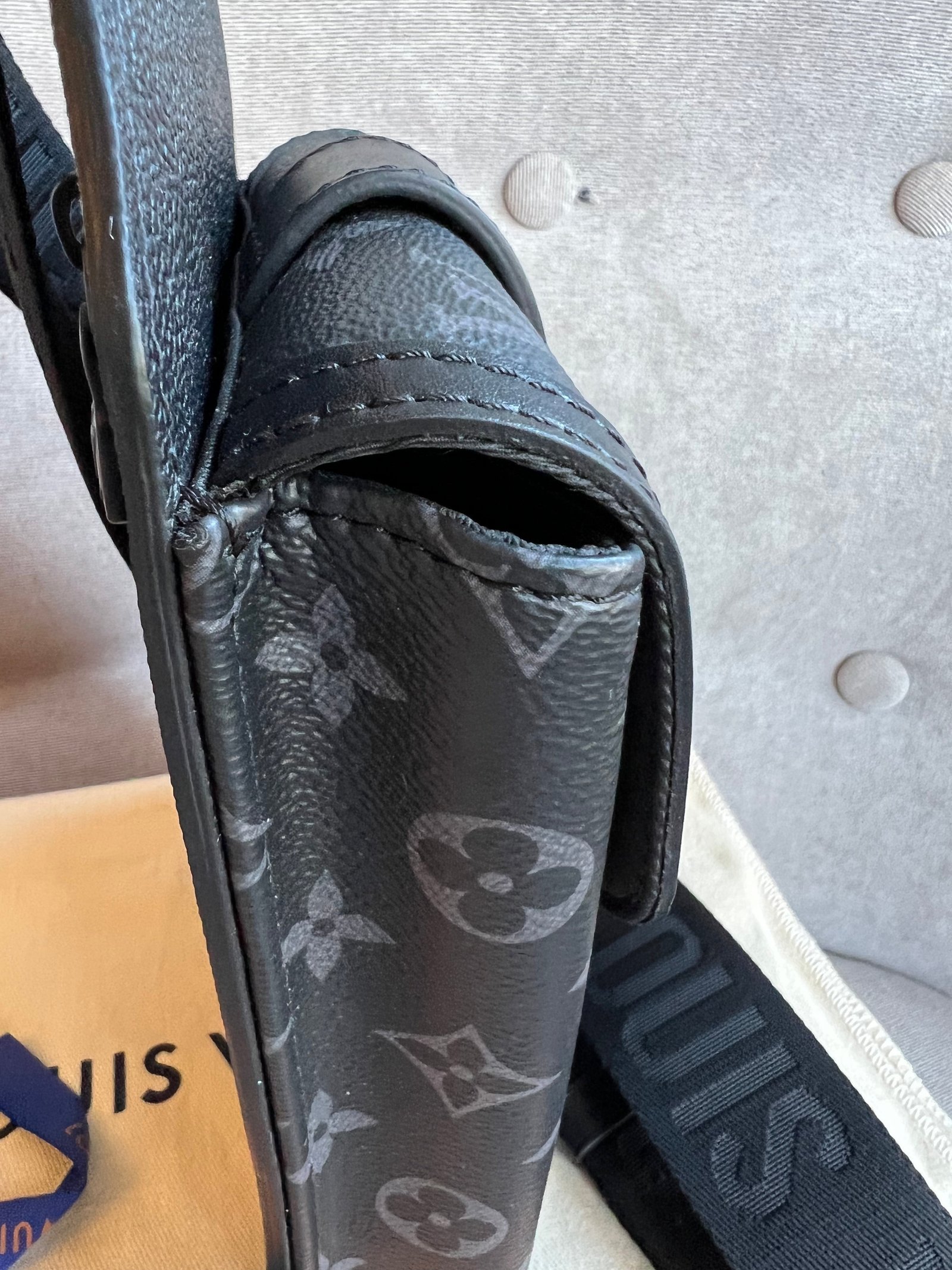 Louis Vuitton Saumur Sling Bag Monogram Eclipse (RRP £1510) | AlmaBagz - Image 10