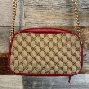 Gucci Marmont Canvas Crossbody | AlmaBagz