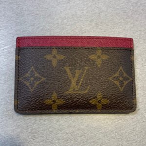 Louis Vuitton Monogram Fuchsia Card Holder | AlmaBagz