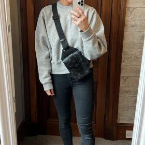 Louis Vuitton Saumur Sling Bag Monogram Eclipse (RRP £1510) | AlmaBagz