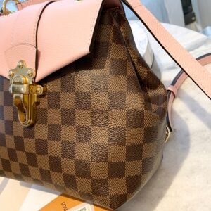 LOUIS VUITTON 2018 Damier Ebene Clapton Backpack In Magnolia | AlmaBagz