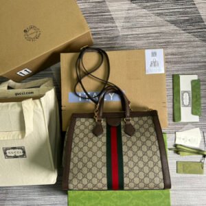 Gucci Ophidia GG Medium Tote Bag | AlmaBagz
