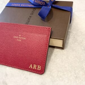 LOUIS VUITTON Calfskin Jeanne Wallet Credit Card Insert In Fuchsia | AlmaBagz