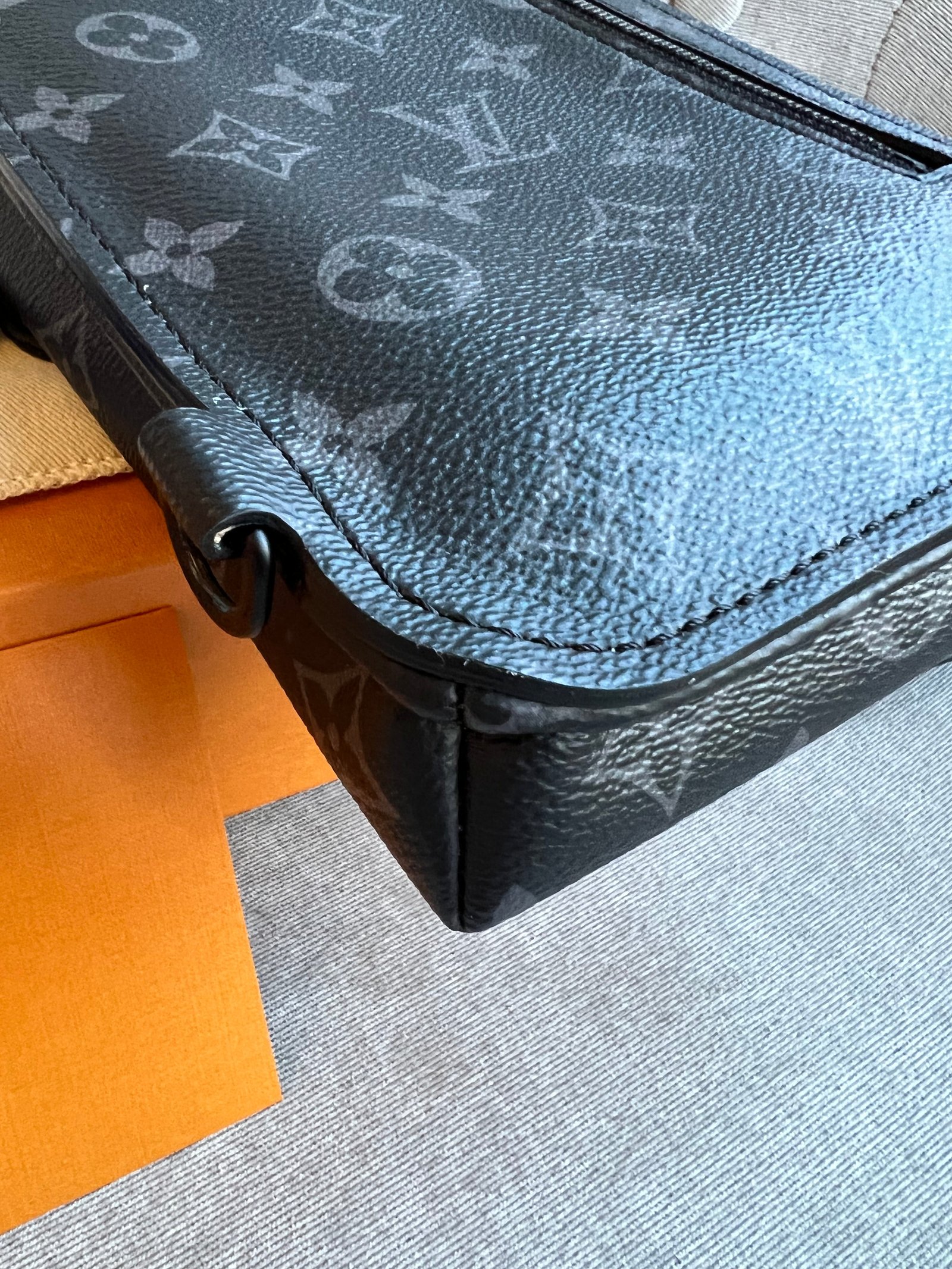 Louis Vuitton Saumur Sling Bag Monogram Eclipse (RRP £1510) | AlmaBagz - Image 22