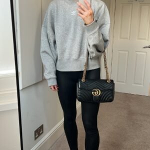 Gucci GG Green Torchon Marmont Small Shoulder Bag | AlmaBagz