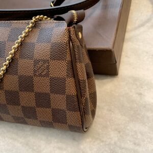 LOUIS VUITTON Damier Ebene Eva Crossbody Bag | AlmaBagz
