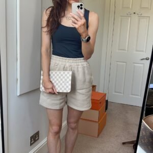 Louis Vuitton Pouch (from Neverfull) in Damier Azur | AlmaBagz