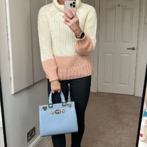 Gucci Pale Blue Medium Zumi Tote (RRP £2210) | AlmaBagz