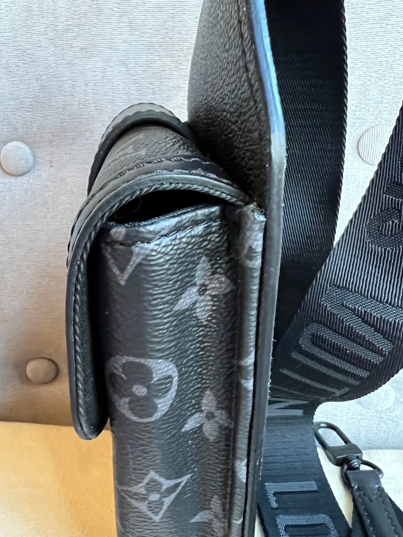 Louis Vuitton Saumur Sling Bag Monogram Eclipse (RRP £1510) | AlmaBagz - Image 15