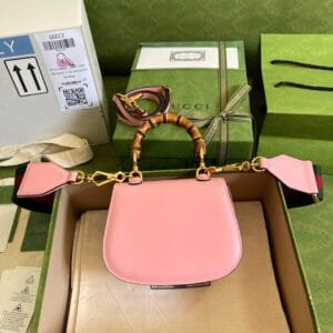 Gucci Small Top Handle Bag With Bamboo | AlmaBagz