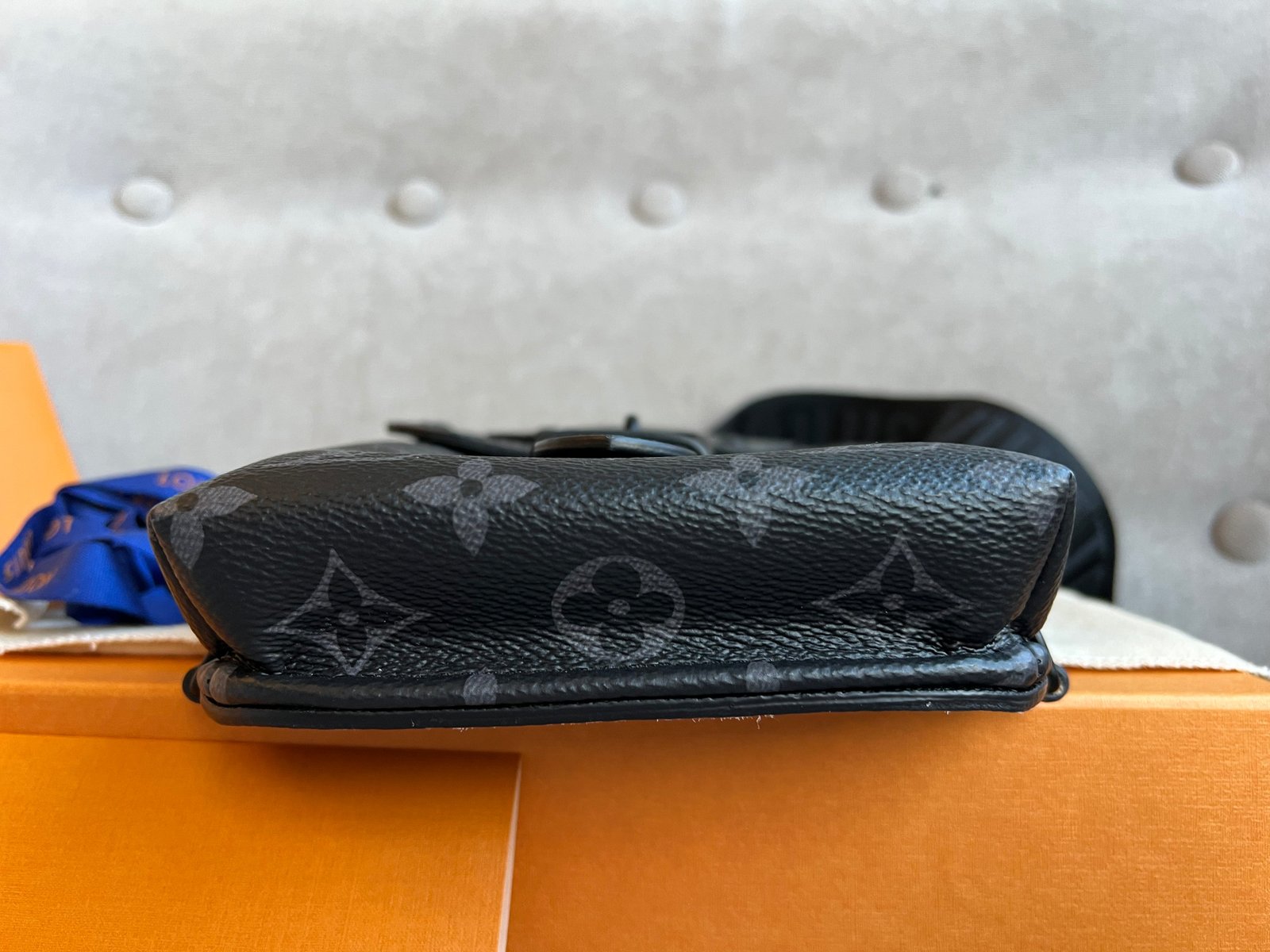 Louis Vuitton Saumur Sling Bag Monogram Eclipse (RRP £1510) | AlmaBagz - Image 16