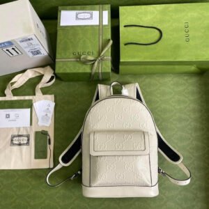 Gucci GG Embossed Backpack | AlmaBagz