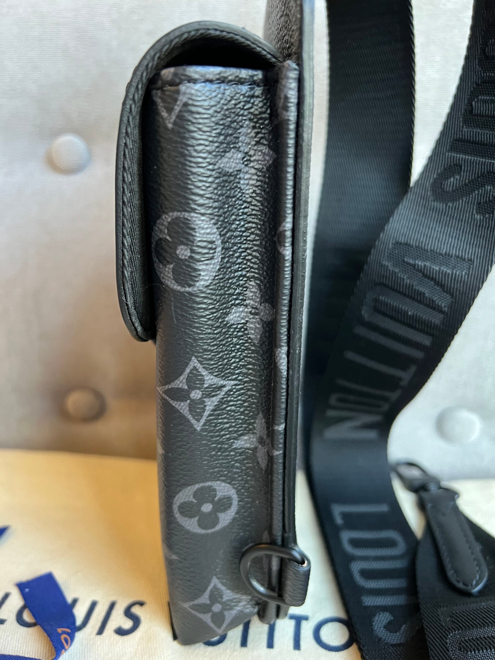 Louis Vuitton Saumur Sling Bag Monogram Eclipse (RRP £1510) | AlmaBagz - Image 14