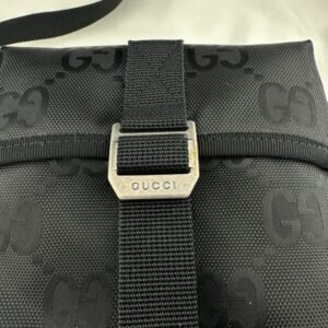 Gucci Off the Grid GG Nylon Messenger Bag in Black | AlmaBagz