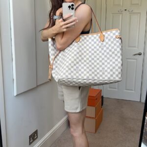 Louis Vuitton Neverfull GM Damier Azur (RRP £1,450) | AlmaBagz