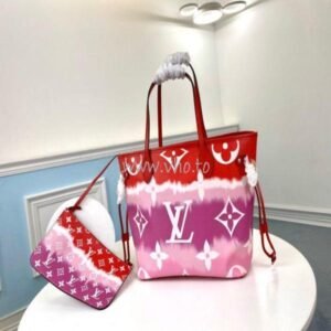 Louis Vuitton Escale Neverfull MM Rouge | AlmaBagz