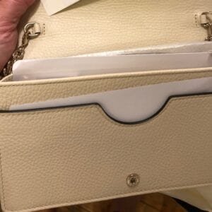 Gucci Soho Wallet with Removable Chain in Ivory | AlmaBagz