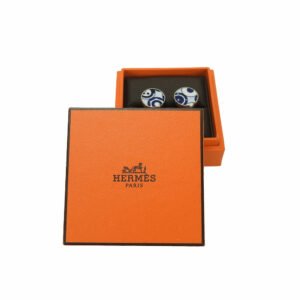 HERMES cuffs Steel, Canvas Silver | AlmaBagz