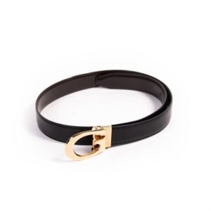 Gucci G Logo Leather Belt | AlmaBagz