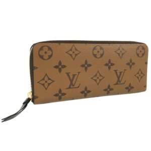 LOUIS VUITTON Monogram Reverse Portefeiulle Clemence M82336 Long wallet Round zipper | AlmaBagz