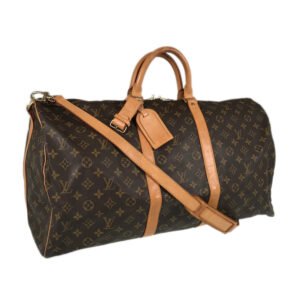 LOUIS VUITTON Monogram keepall Bandolier 55 M41414 Boston bag | AlmaBagz