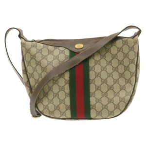 Gucci Web Sherry Line Shoulder Bag Red | AlmaBagz