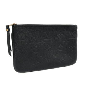 LOUIS VUITTON Monogram Empreinte Pochette Double Zip Pochette | AlmaBagz