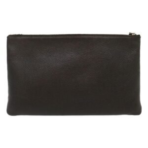 GUCCI Clutch Bag Leather Bamboo Brown Auth ki1847 | AlmaBagz