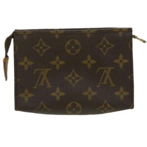 LOUIS VUITTON Monogram Poche Toilette 15 Pouch M47546 LV Auth ki2186 | AlmaBagz