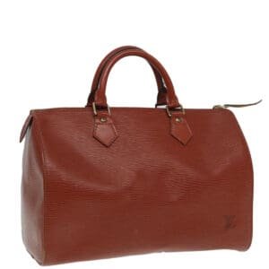 LOUIS VUITTON Epi Speedy 30 Hand Bag Brown M43003 LV Auth ki4689 | AlmaBagz