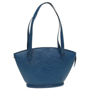 LOUIS VUITTON Epi Saint Jacques Poignees Long Hand Bag Blue M52265 Auth ki4730 | AlmaBagz