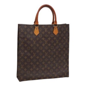 LOUIS VUITTON Monogram Sac Plat Hand Bag M51140 LV Auth ki4734 | AlmaBagz