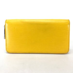 LOUIS VUITTON Long Wallet Purse Epi Leather yellow Epi Zippy wallet Women Used | AlmaBagz
