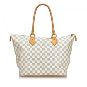 Louis Vuitton Saleya MM Damier Azur Handbag | AlmaBagz