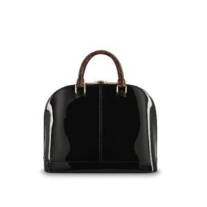 Louis Vuitton Alma PM Bag Patent Leather Black | AlmaBagz